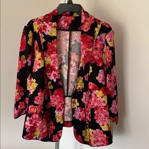 Floral blazer